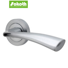 UK market designer  interior door lock key zinc lever handle